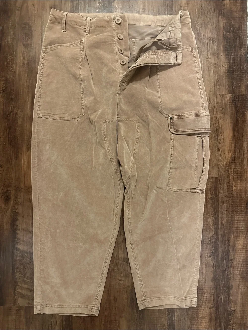 Free People Barrel Pants Casual Utility